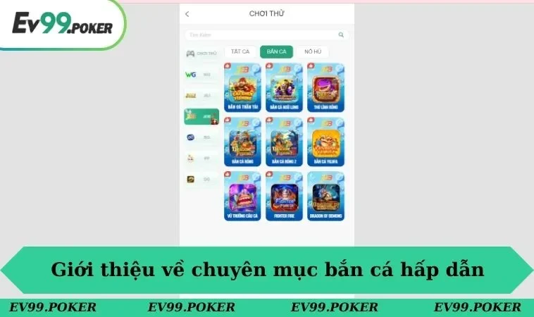 Bắn cá EV99 1 Giới thiệu về chuyên mục bắn cá hấp dẫn