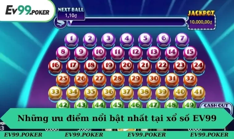 Xổ số EV99 3 Những ưu điểm nổi bật nhất tại sân chơi xổ số của EV99